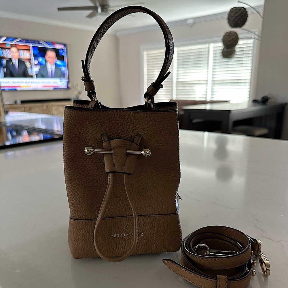 Strathberry Tan Crossbody Bag